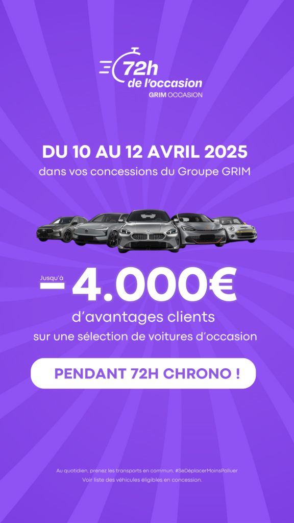 Teasing Jusqu’à 4.000€ d’avantages clients sur une sélection d’occasions
