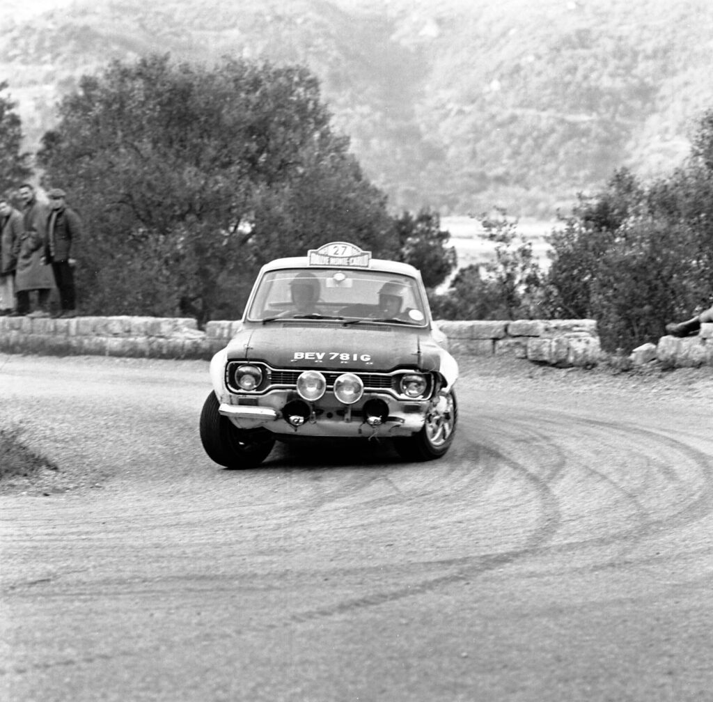 Ford Escort Mk I Twin Cam en rallye, première légende Ford rallye