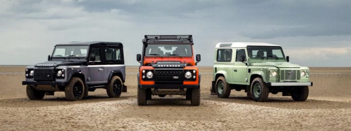 DEFENDER: TROIS ÉDITIONS LIMITÉES EXCLUSIVES