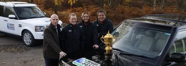 Land Rover partenaire des deux prochaines Coupe du monde de Rugby en 2011 et 2015