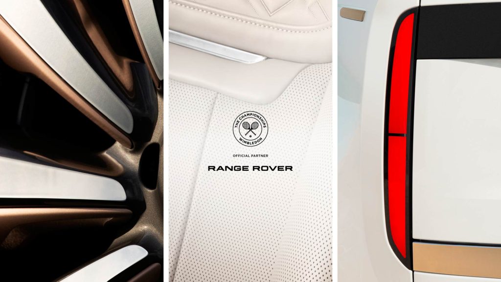Range Rover, partenaire officiel des championnats de Wimbledon
