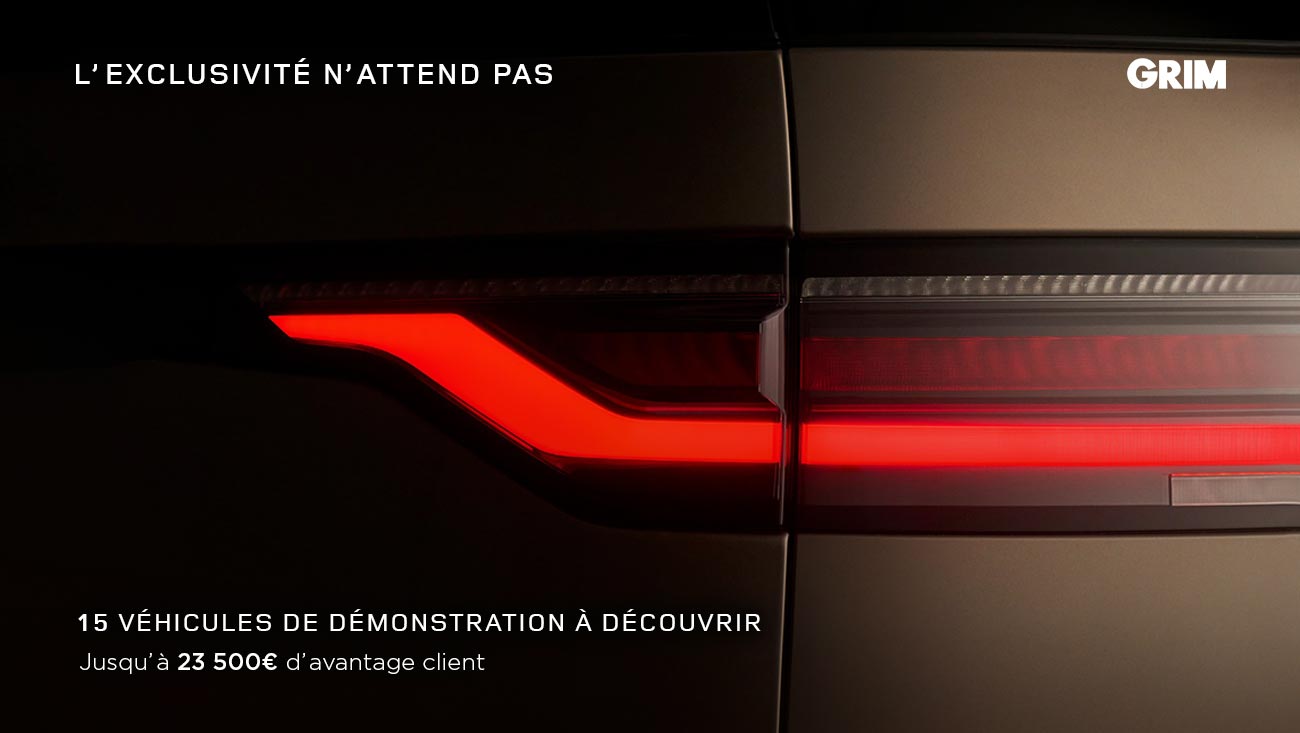 vehicule de demonstration