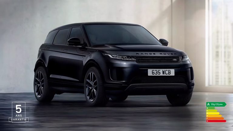 Range Rover Evoque Midnight Edition : à partir de 830€ TTC /mois