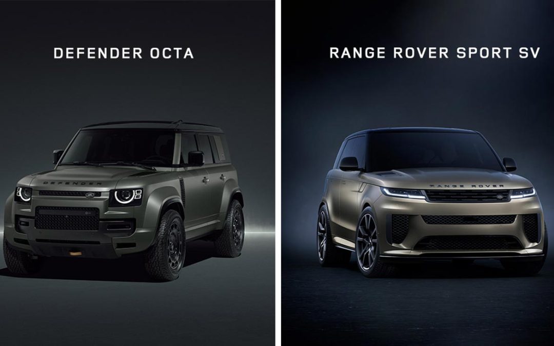 Defender OCTA et Range Rover Sport SV : l’expression ultime de la performance