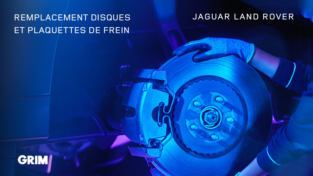 Votre sécurité avant tout : 25% d’avantage client sur le remplacement des disques et plaquettes de frein 1 offre freinage jaguar land rover
