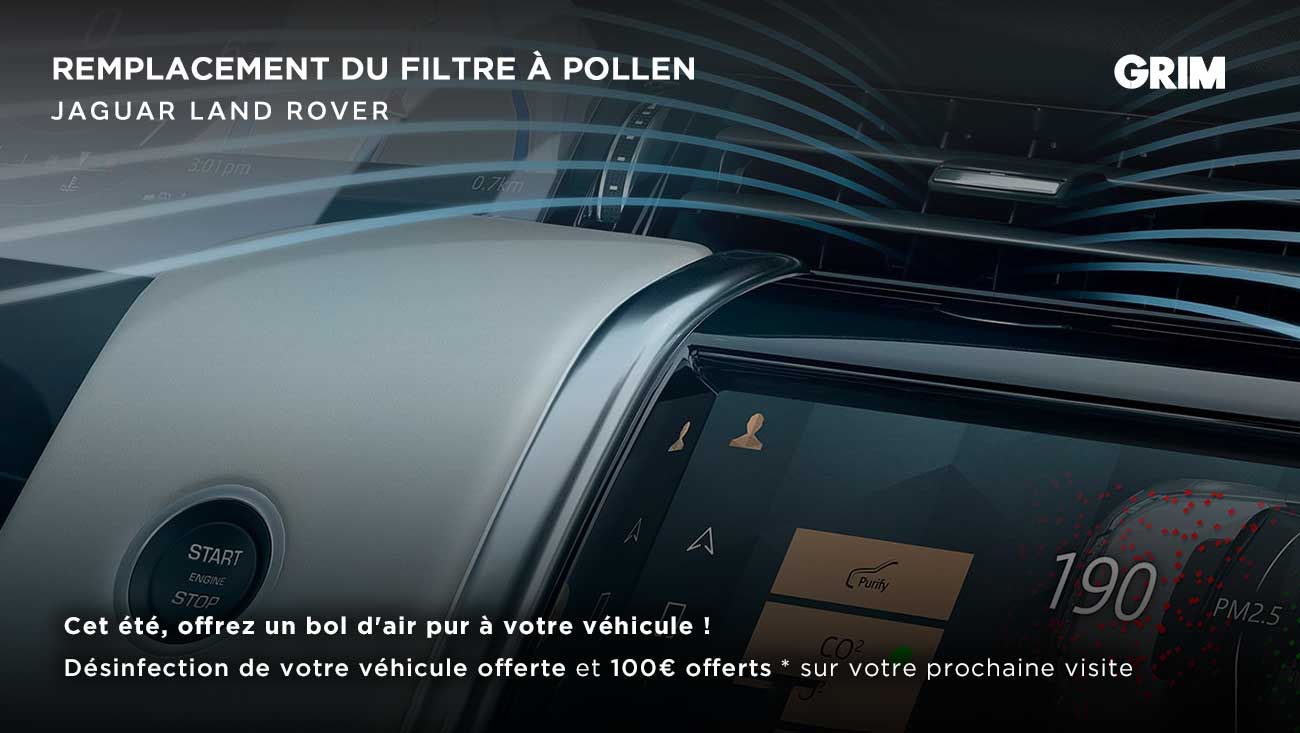 offre filtre pollen jaguar land rover