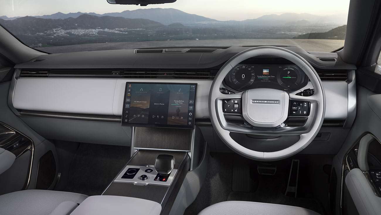 Range Rover Electric : pré-réservez votre essai et soyez parmi les premiers à le conduire  2 site range rover electric interieur