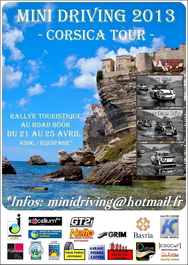  MINI DRIVING TOUR 2013 – Corsica Tour. 