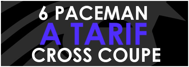 6 PACEMAN A TARIF CROSS COUPE