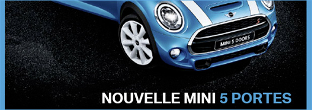 NOUVELLE MINI  5 PORTES A PARTIR DE 339€ / MOIS