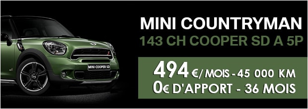 OFFRE ENTREPRISE : MINI COUNTRYMAN COOPER SD