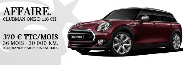 Offre Entreprise : MINI CLUBMAN ONE D à 370€/mois