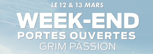 WEEK-END PORTES OUVERTES LE 12 &13 MARS