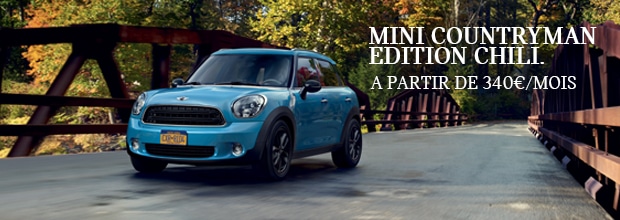 MINI COUNTRYMAN EDITION CHILI A PARTIR DE 340€/mois