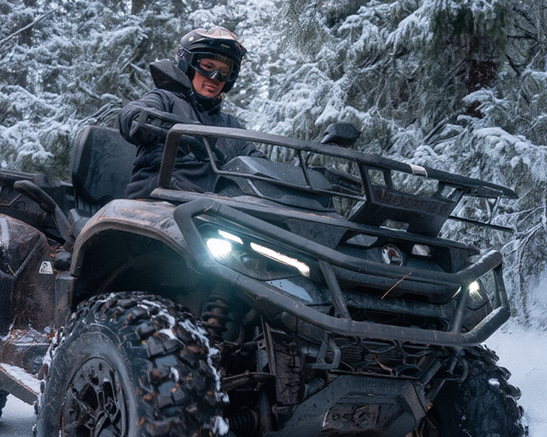 Quad Outlander hiver