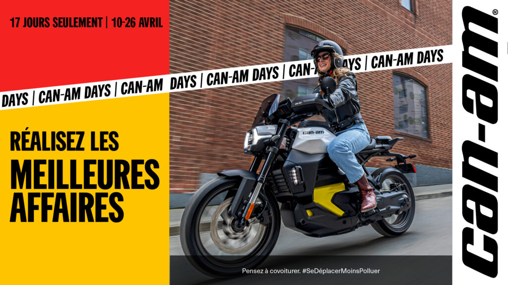 Can-am Days : 500€ d’avantage client supplémentaire sur tous nos véhicules*