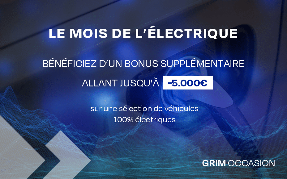 Mois de l&rsquo;électrique : bénéficiez d’un bonus supplémentaire jusqu’à 5.000€