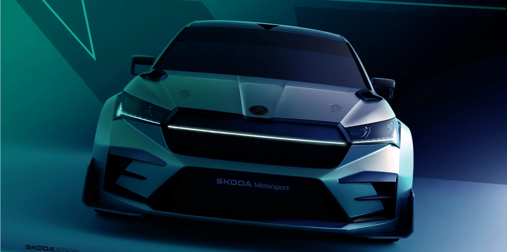 ŠKODA DÉVOILE LES PREMIERS SKETCHS DU CONCEPT ENYAQ RS RACE