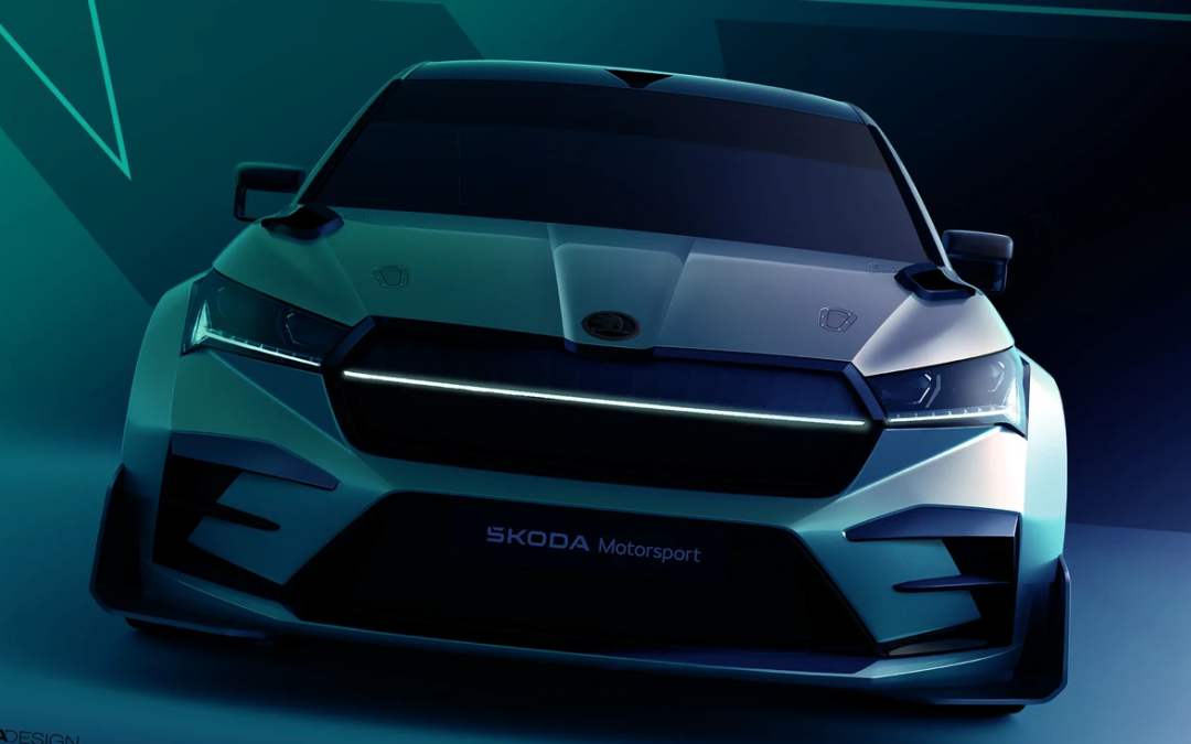 ŠKODA DÉVOILE LES PREMIERS SKETCHS DU CONCEPT ENYAQ RS RACE