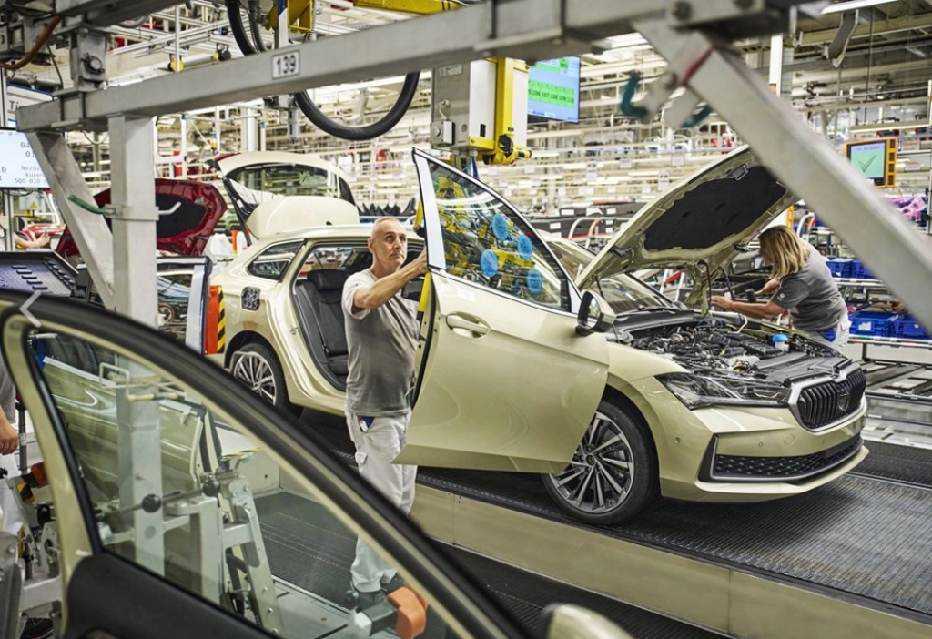 Fabrication des voitures SKODA