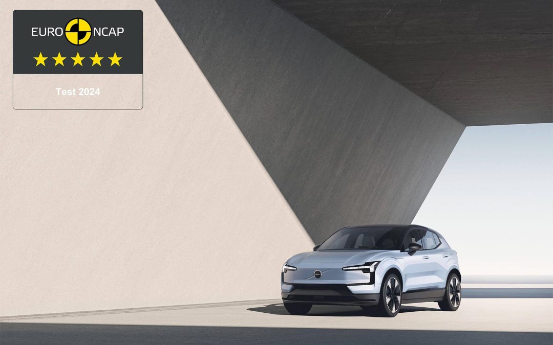 Le SUV 100% électrique Volvo EX30 obtient cinq étoiles aux tests de sécurité Euro NCAP
