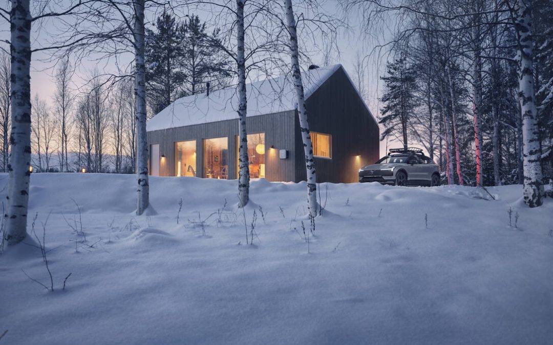 Explorez la Suède enneigée avec la présentation du Volvo EX30 Cross Country