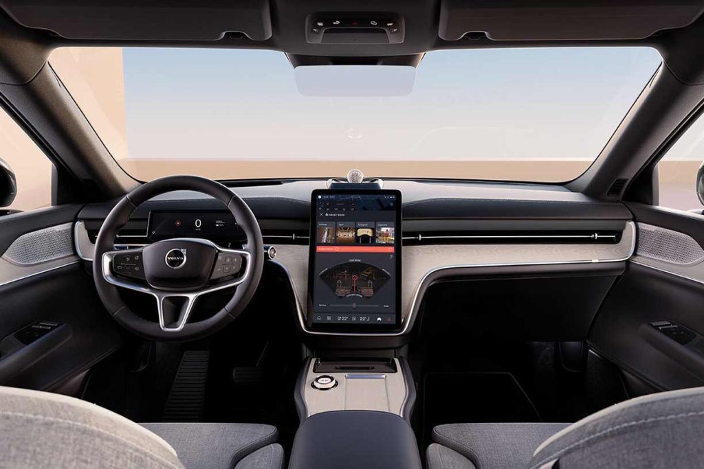interieur Volvo EX90 pour les professionnels
